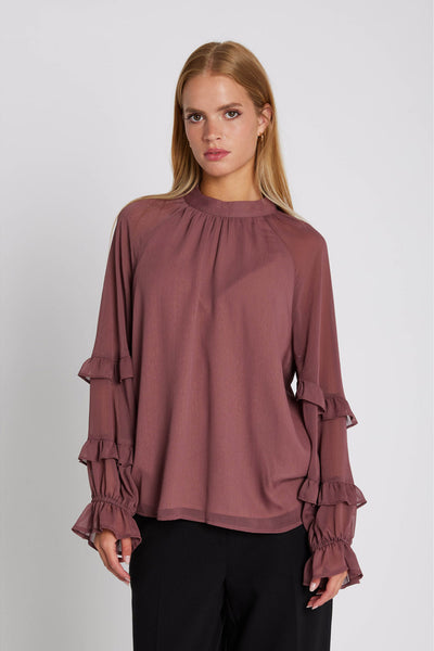 7575RDFDrystan blouse 386 Dusty rose - RDF439 Thumbnail