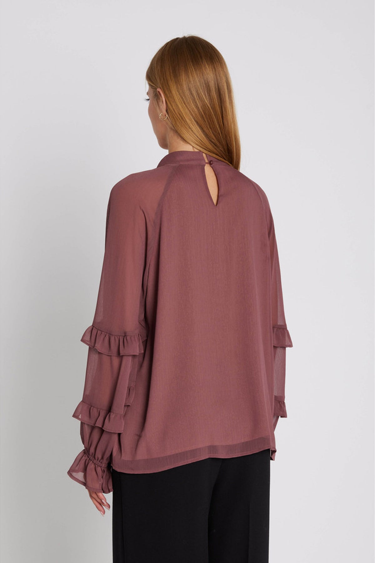 7575RDFDrystan blouse 386 Dusty rose - RDF439