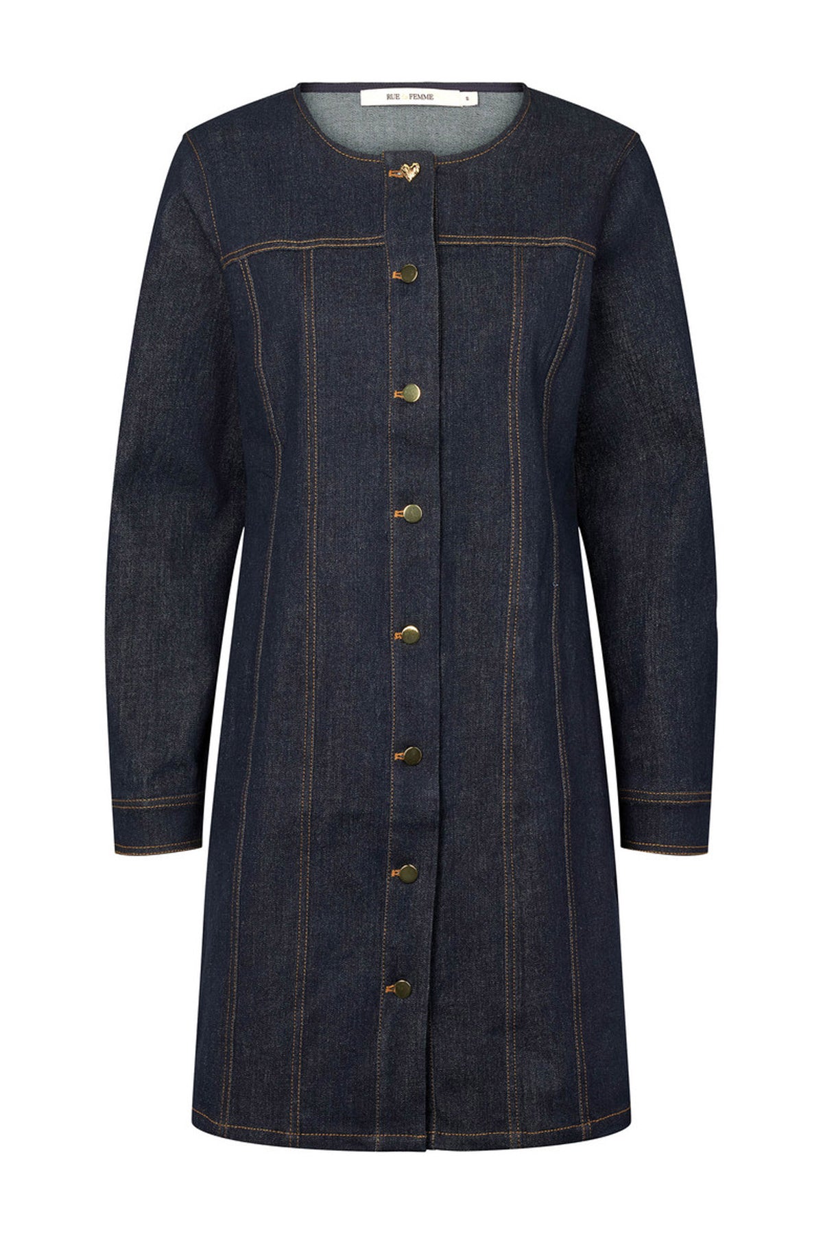 7659RDFKya dress 200 Blue denim - RDF611