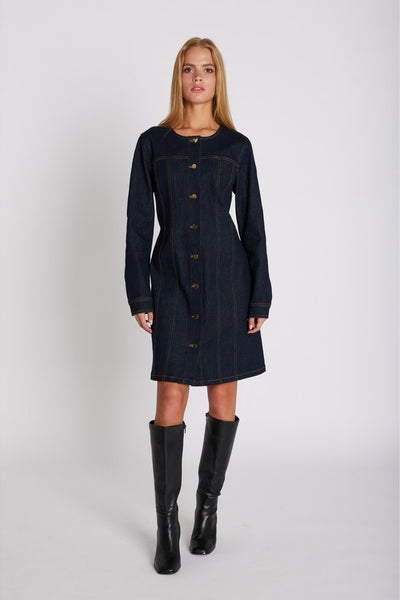 7659RDFKya dress 200 Blue denim - RDF611 Thumbnail