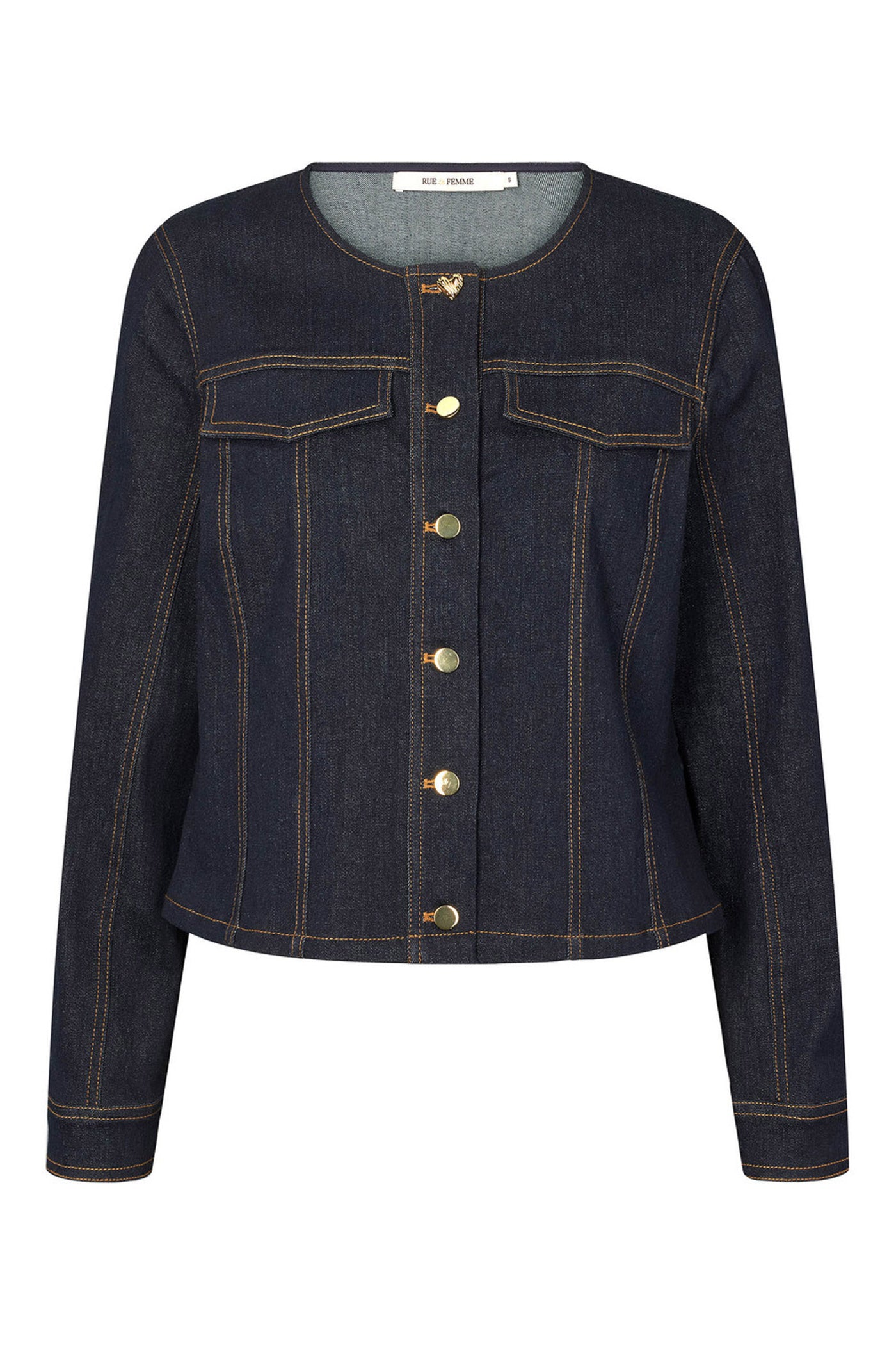 7659RDFSolenne jacket 200 Blue denim - RDF635