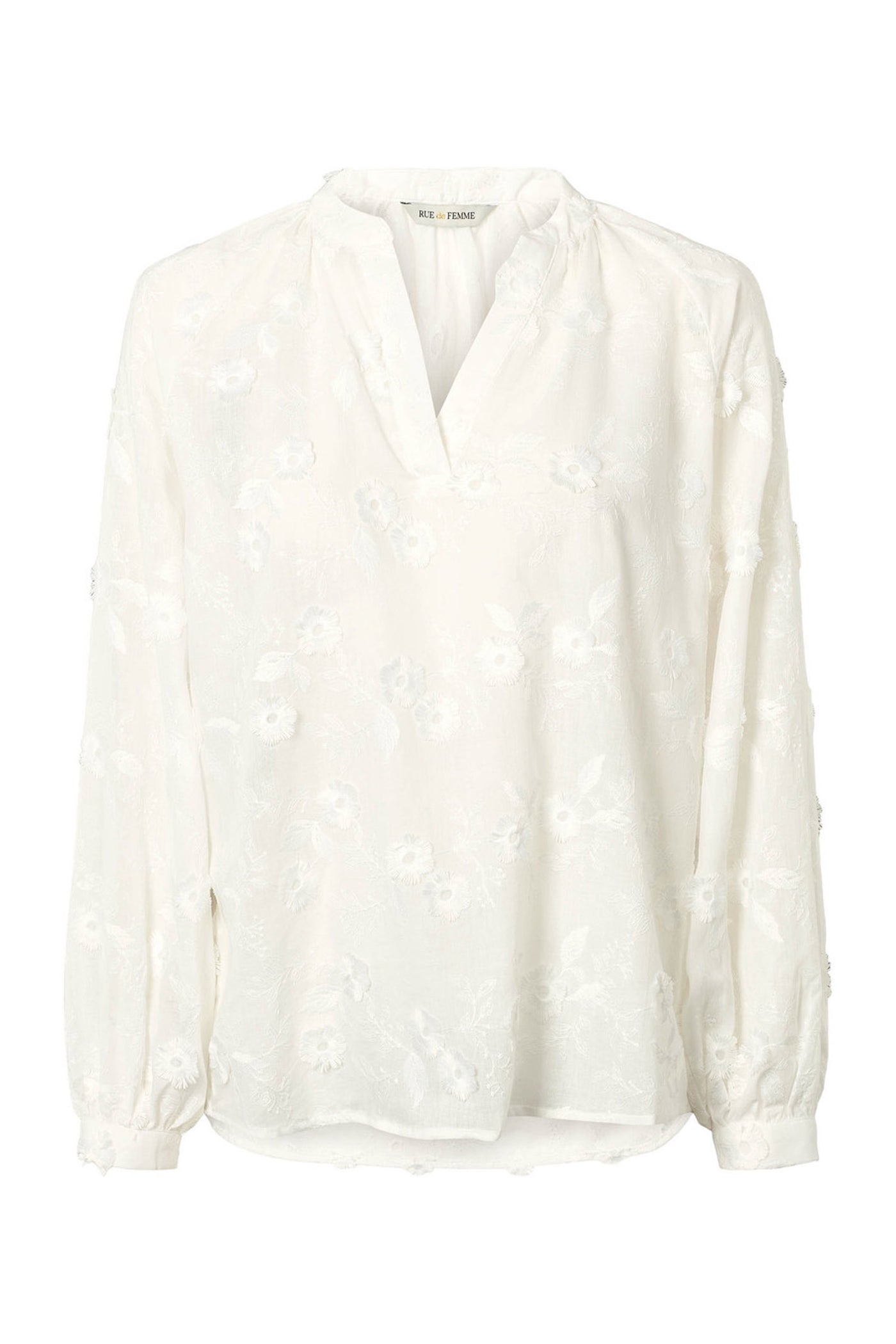 7669RDFSabra blouse 01 White - RDF602