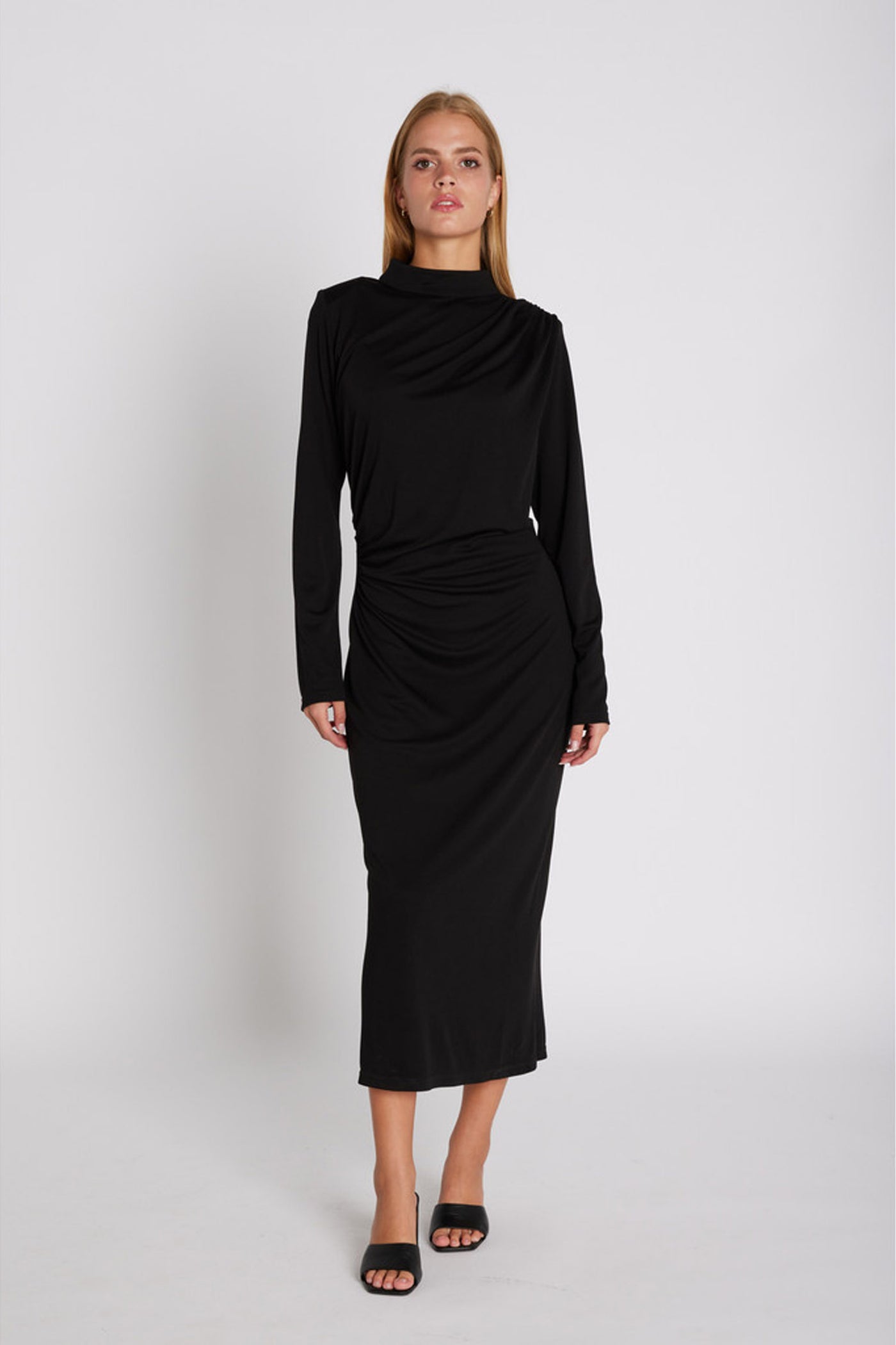 7683RDFNewValentina dress 20 Black - RDF618