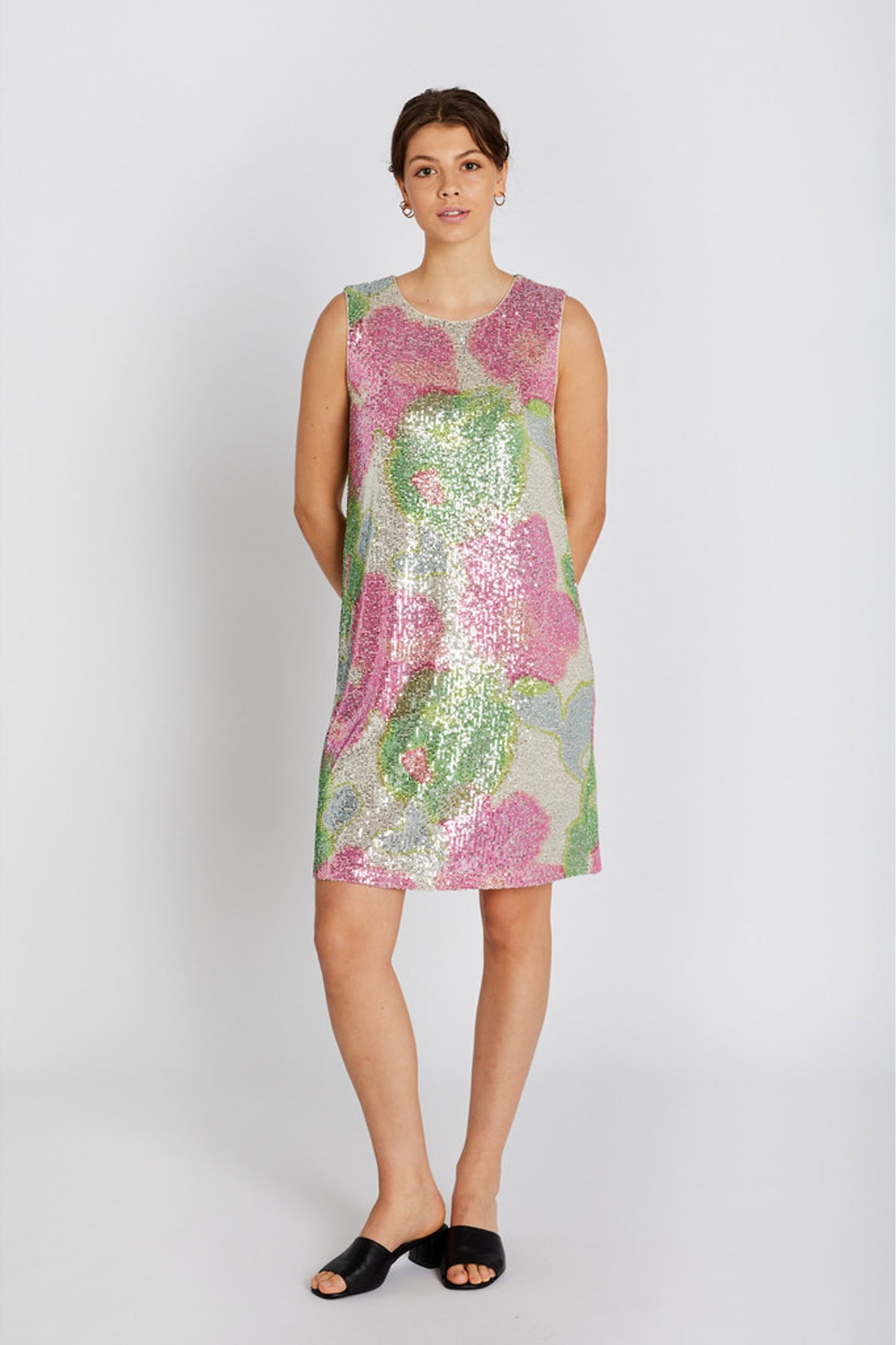 7698RDFAnikka dress 317 Peony - RDF741