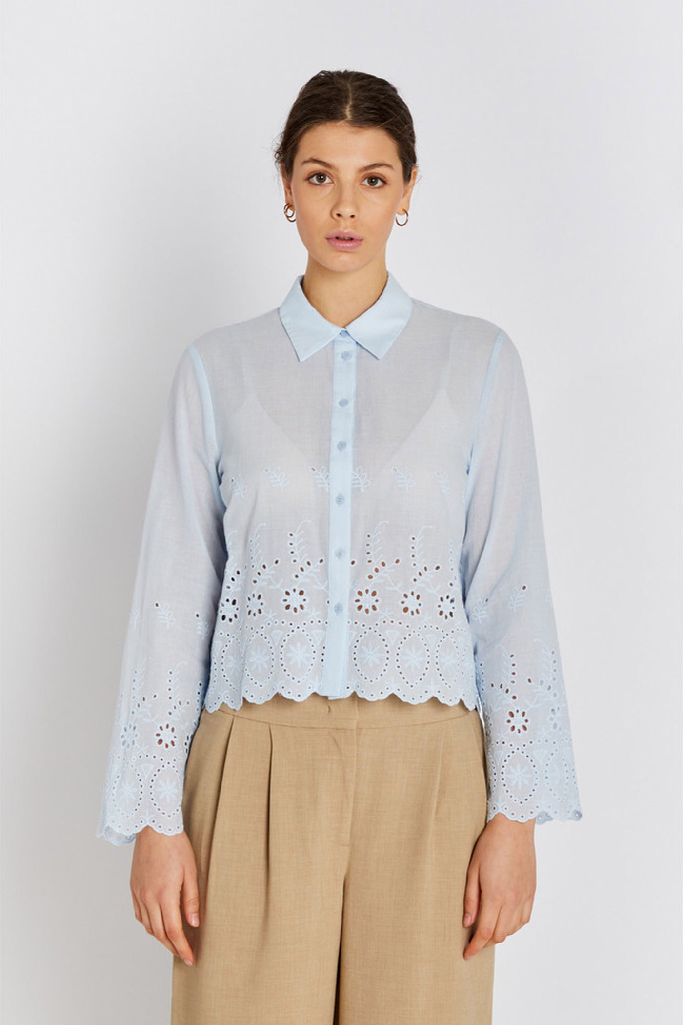 7709RDFJadea shirt 270 Blue stone - RDF697