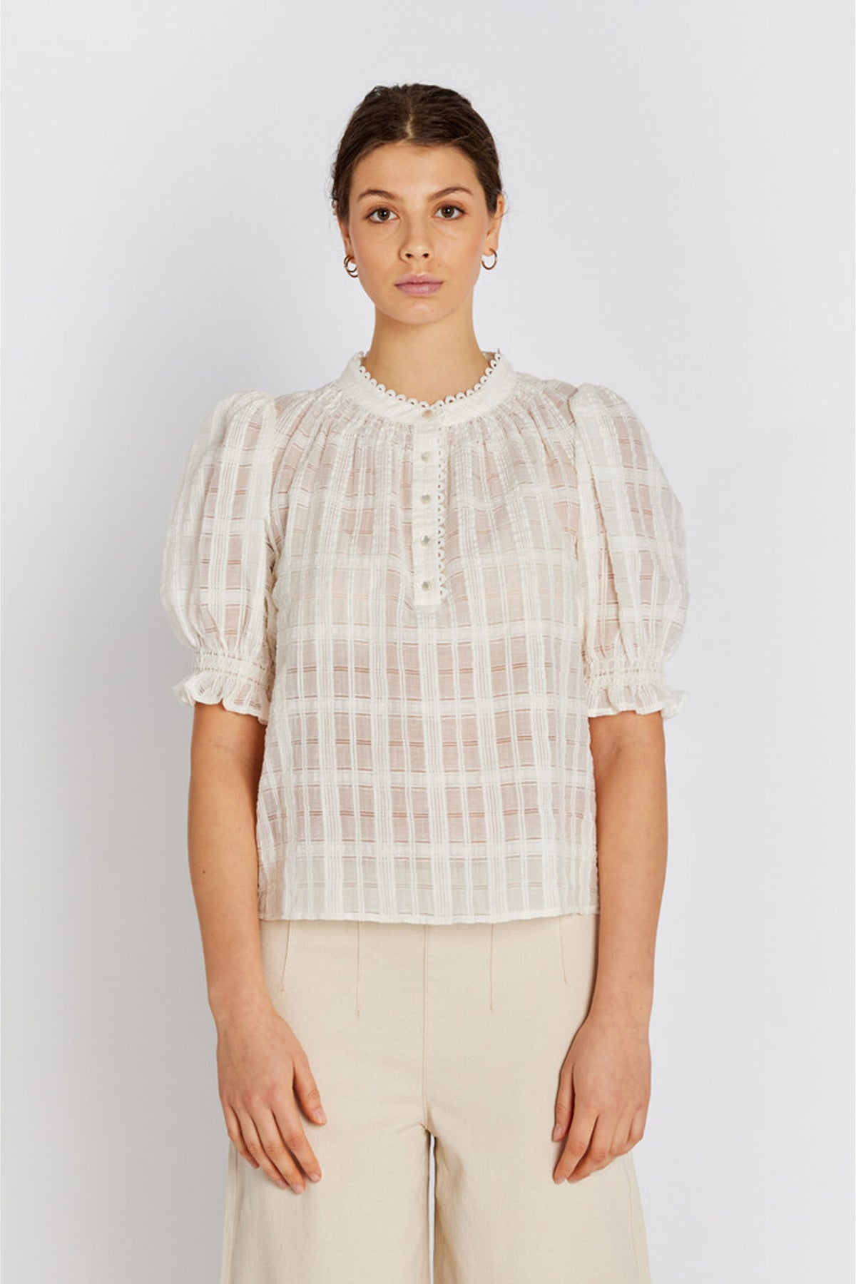 7716RDFRowan shirt 02 Off white - RDF761