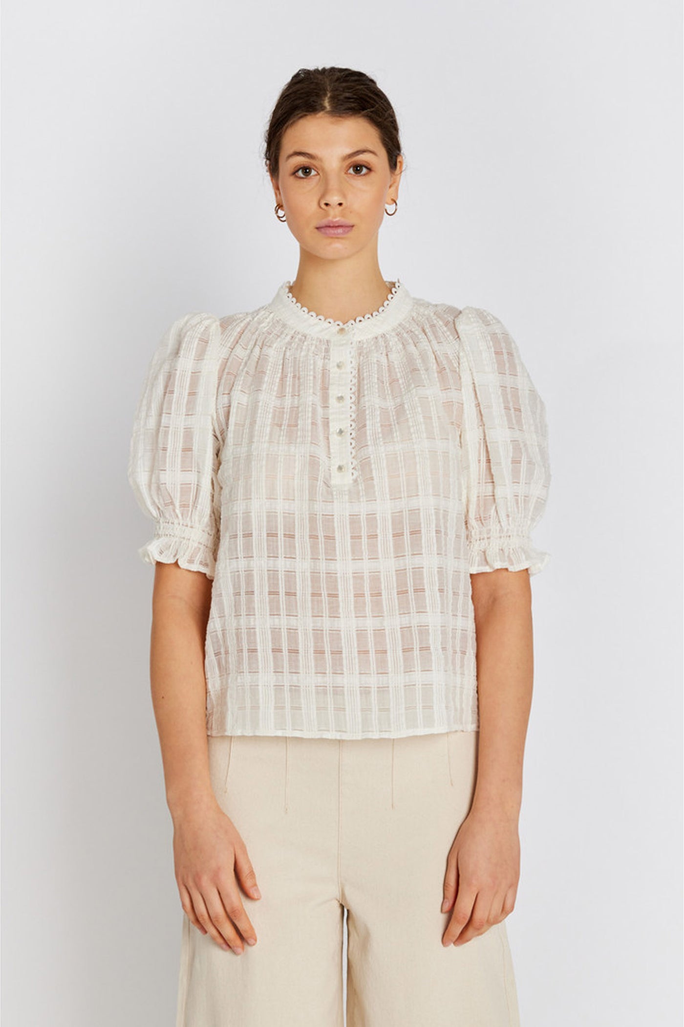 7716RDFRowan shirt 02 Off white - RDF761