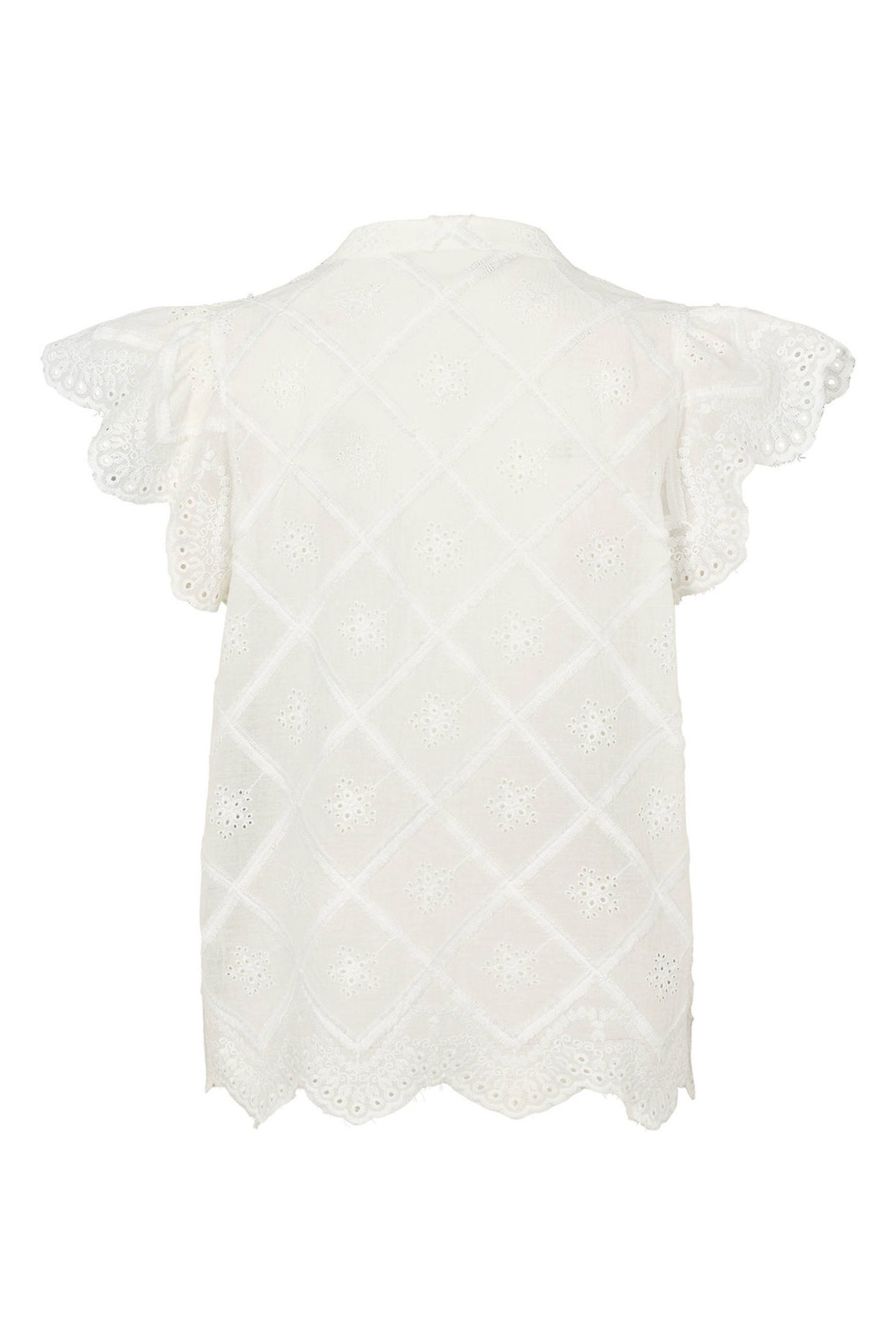 7739RDFCressida blouse 01 White - RDF903