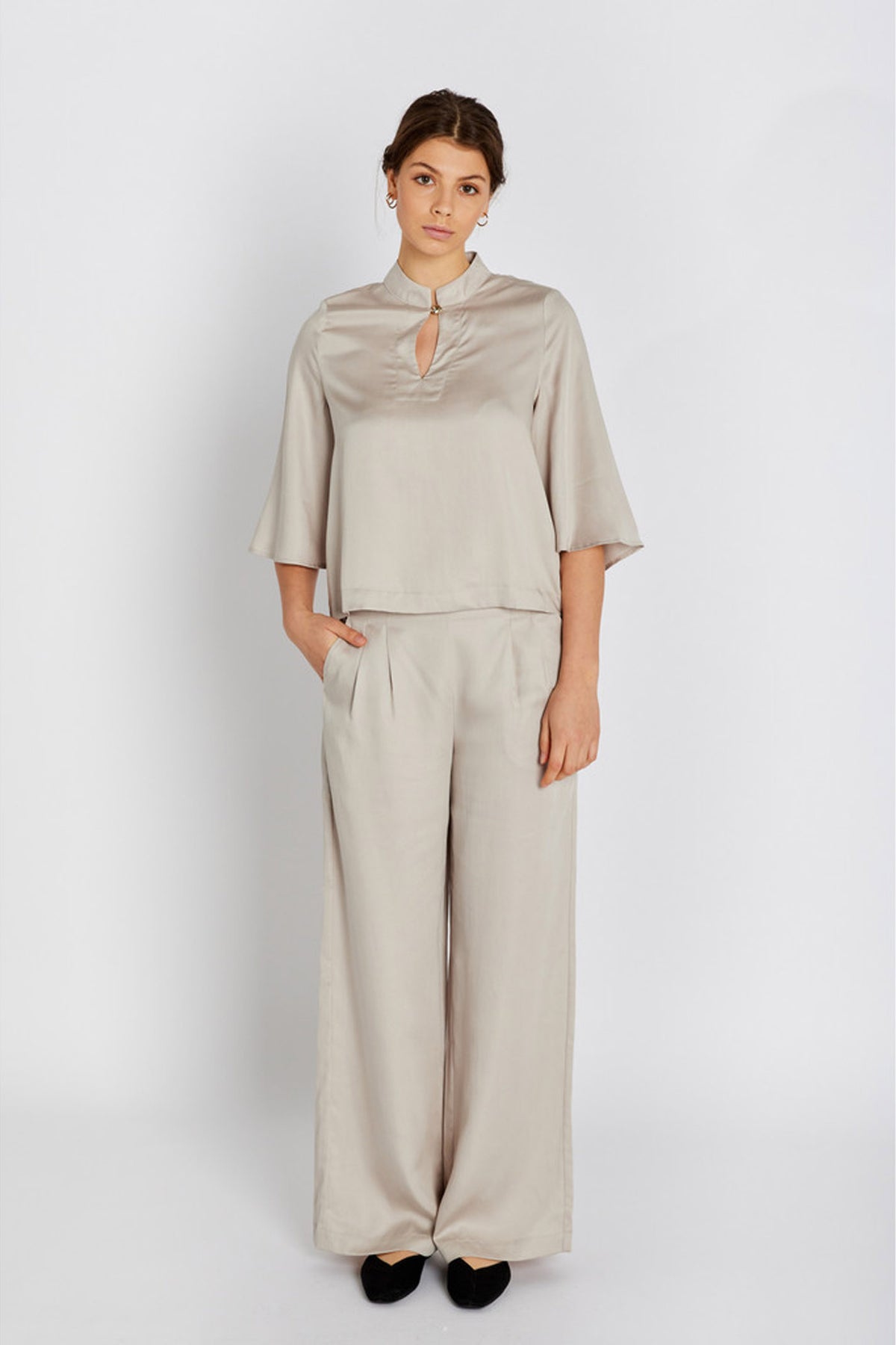 7741RDFSimone pants 422 Concrete - RDF730