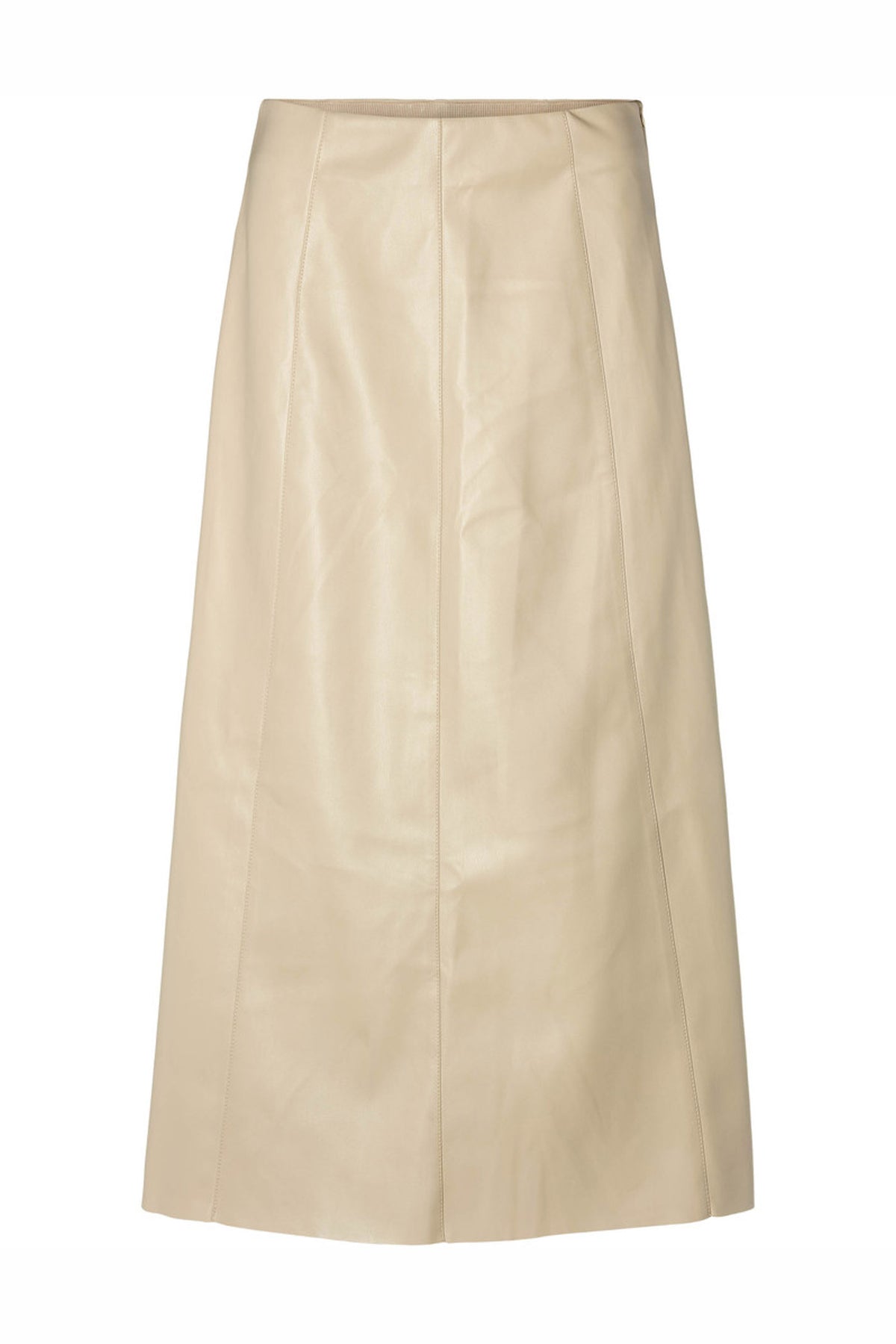 7744RDFAledra vegan skirt, lon 05 .Sand - RDF774