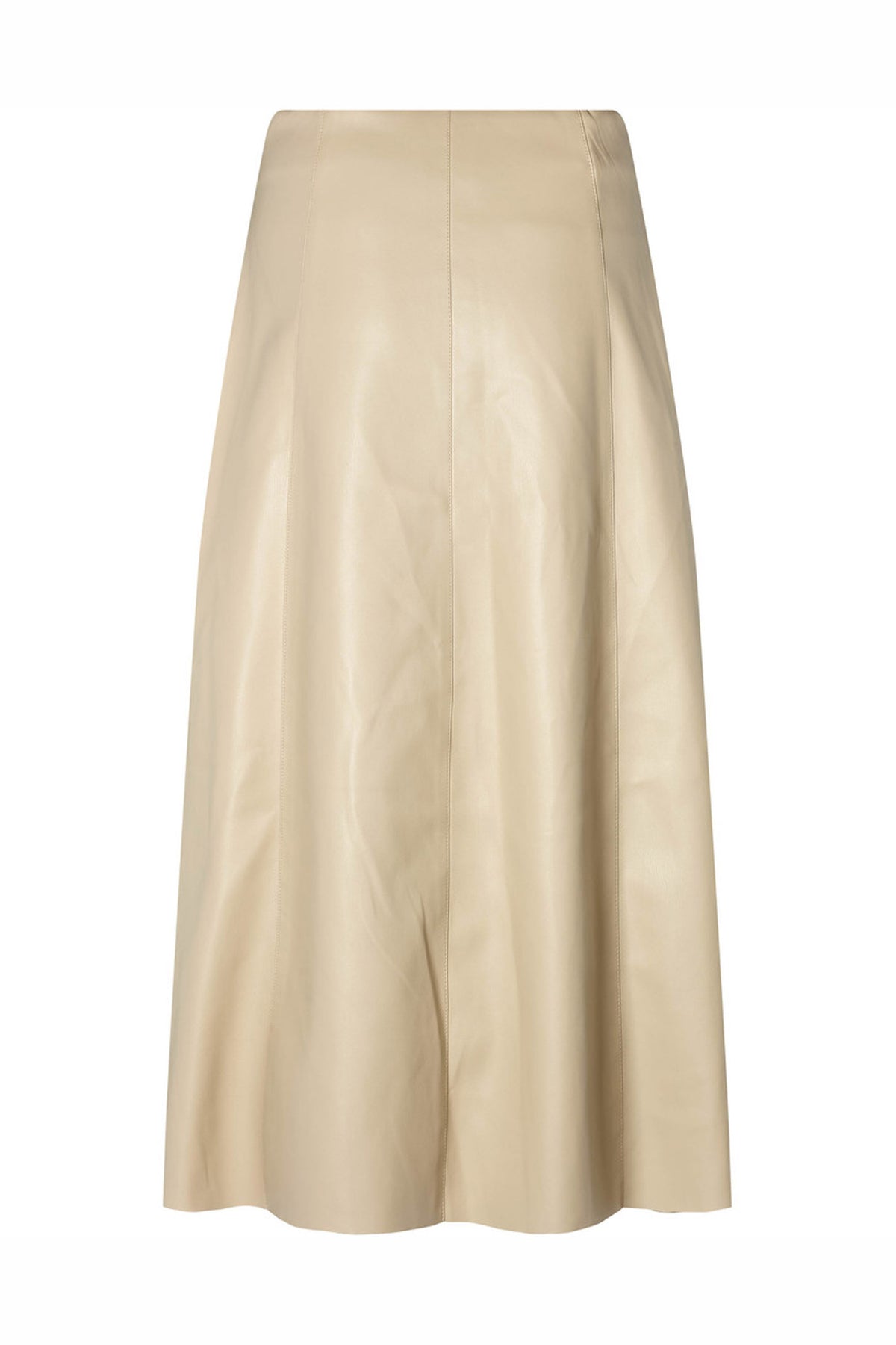 7744RDFAledra vegan skirt, lon 05 .Sand - RDF774