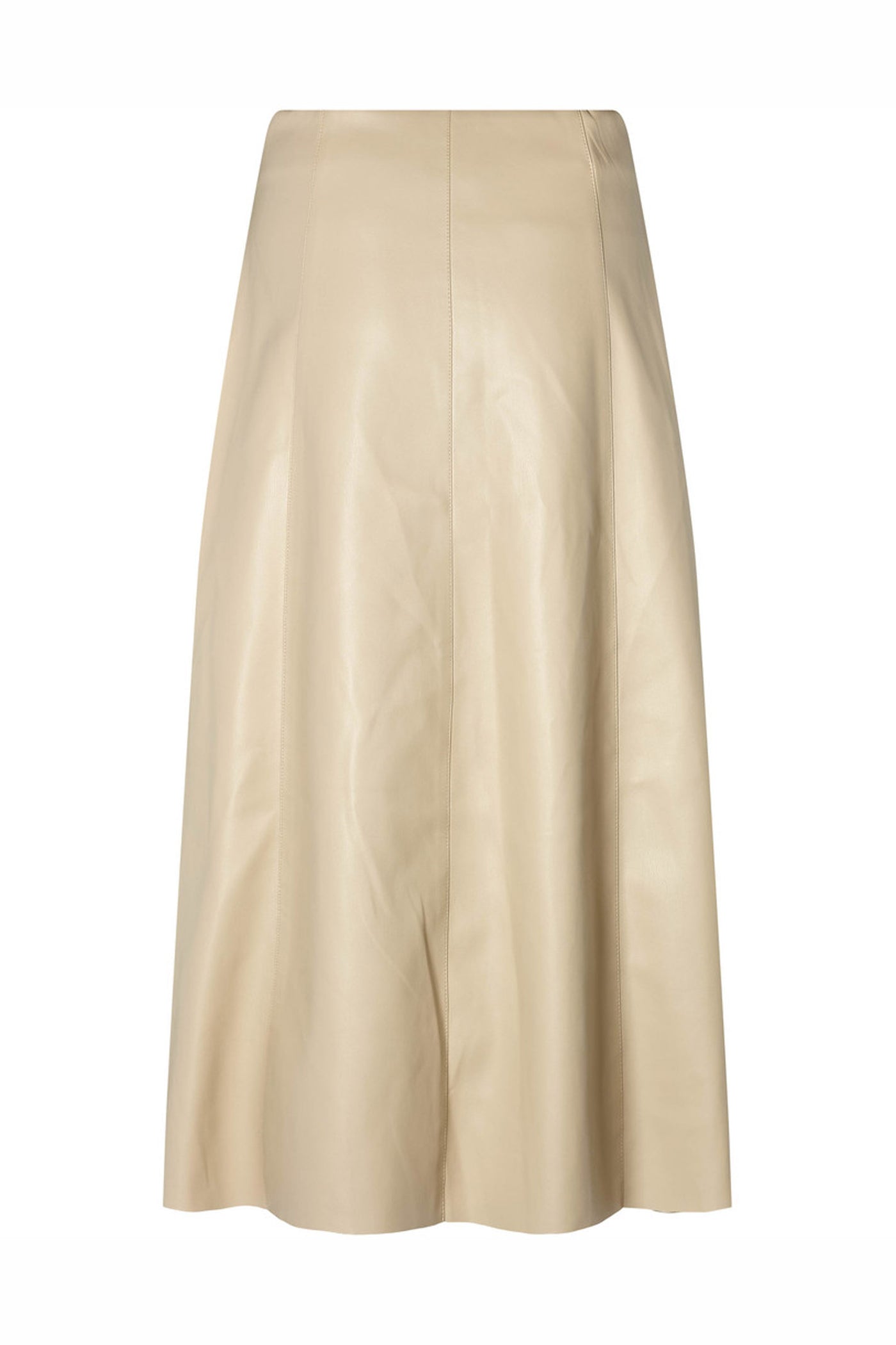 7744RDFAledra vegan skirt, lon 05 .Sand - RDF774