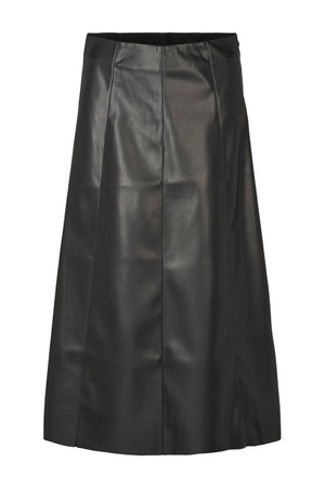7744RDFAledra vegan skirt, lon 20 Black - RDF774