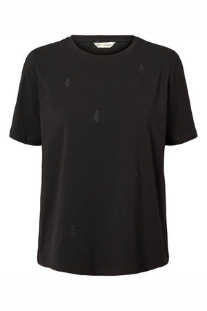 7755RDFAlvina logo T-Shirt 20 Black - RDF684