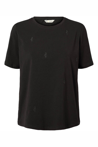7755RDFAlvina logo T-Shirt 20 Black - RDF684 Thumbnail