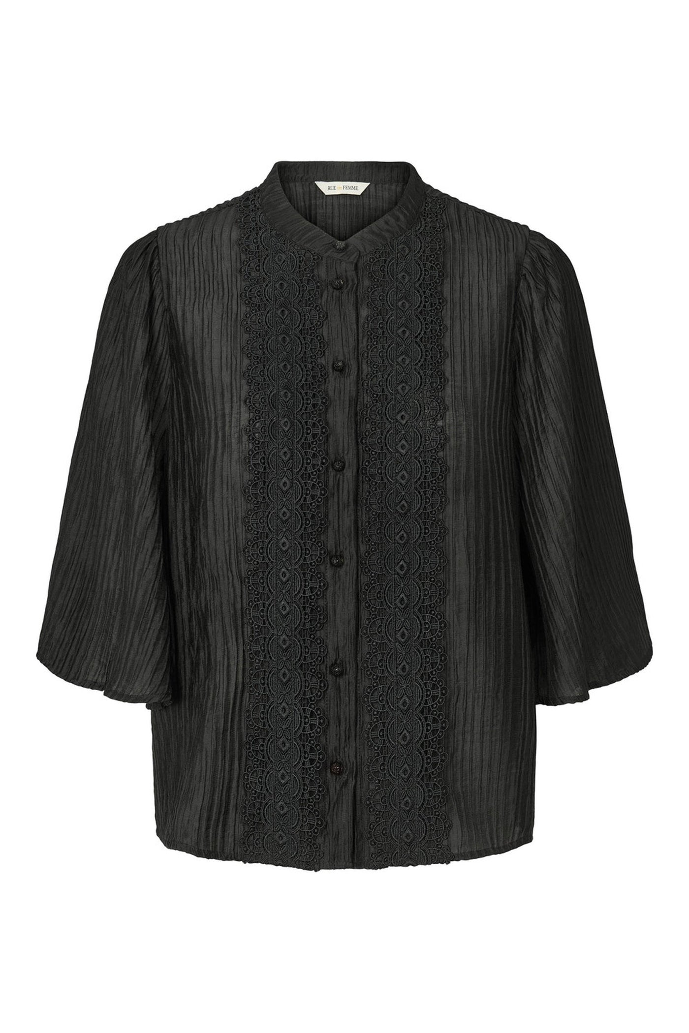 7833RDFNelle shirt 20 Black - RDF918
