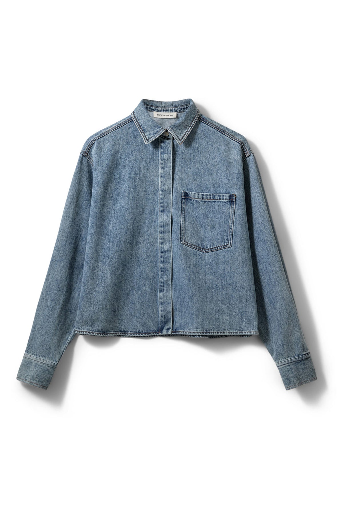 NASHSW DENIM BOXY SHIRT JACKET 5036 Blue - S261475