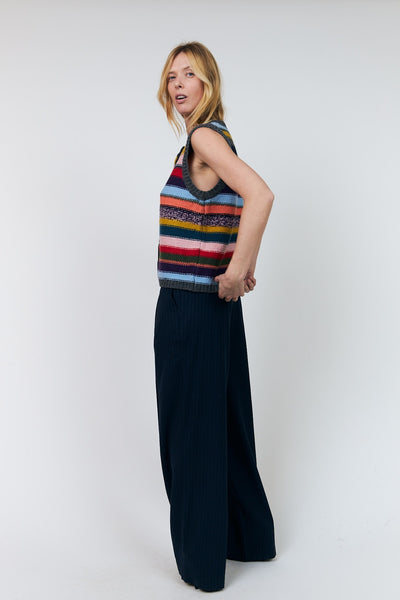 Caitll Knit Vest Sl MULTI - 26434-5022 Thumbnail
