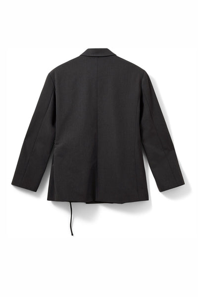 SUSSIESW TIE STRING BLAZER 8008 Dark grey - S261375 Thumbnail