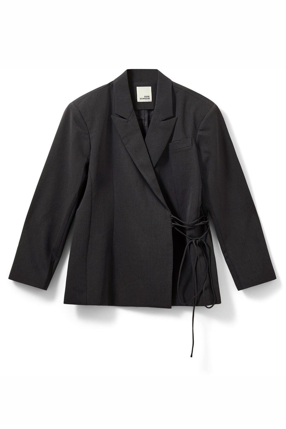 SUSSIESW TIE STRING BLAZER 8008 Dark grey - S261375