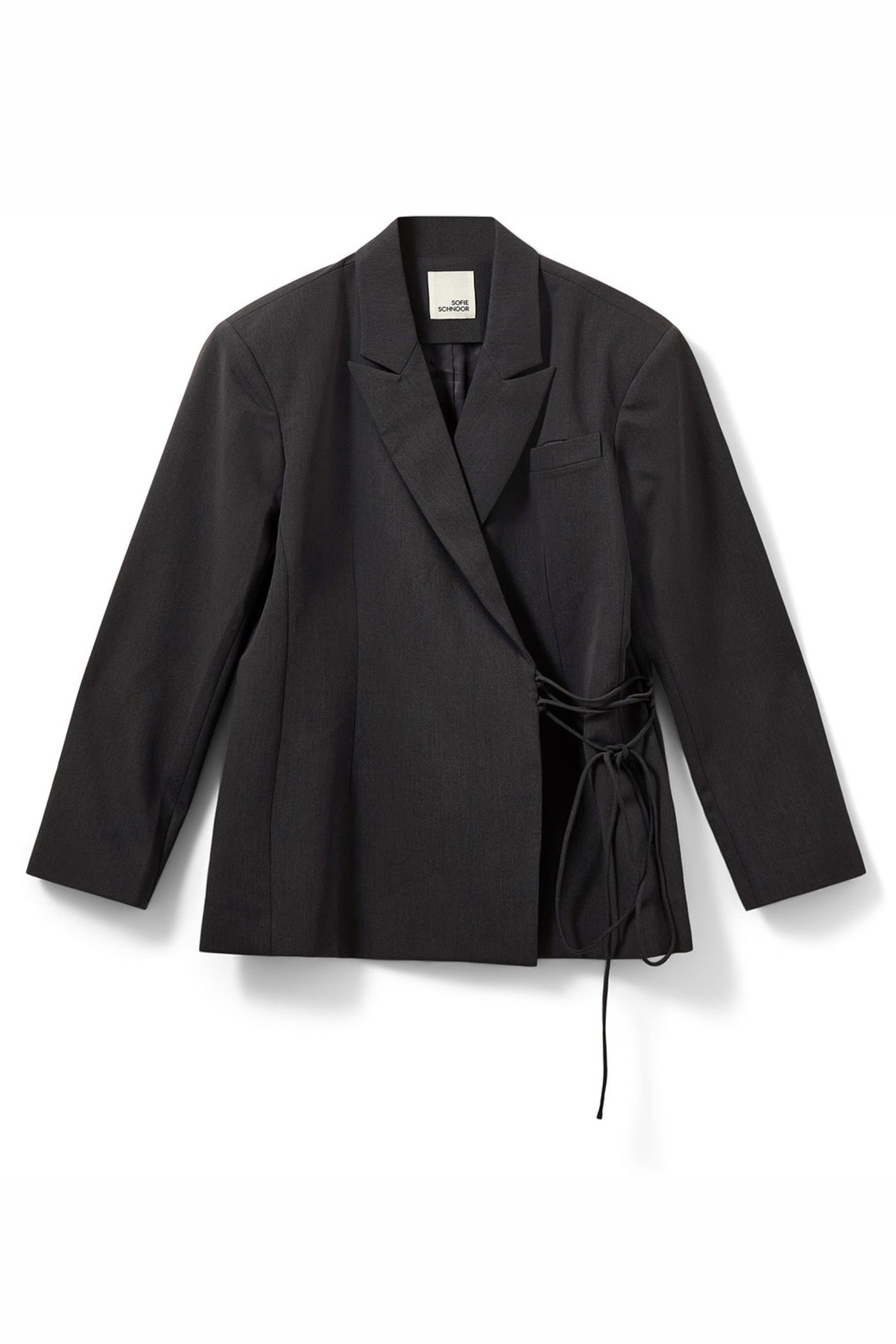 SUSSIESW TIE STRING BLAZER 8008 Dark grey - S261375