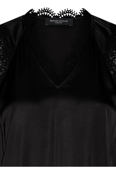 Weckiabbsynje Blouse Black - BBW4853 Thumbnail