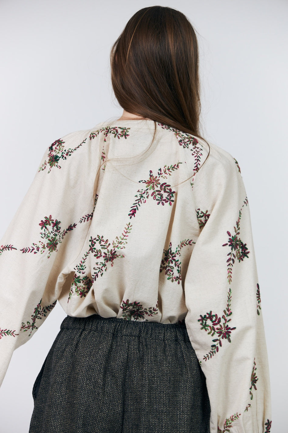 HaileyLL Shirt LS 02 Creme - 26437-1026