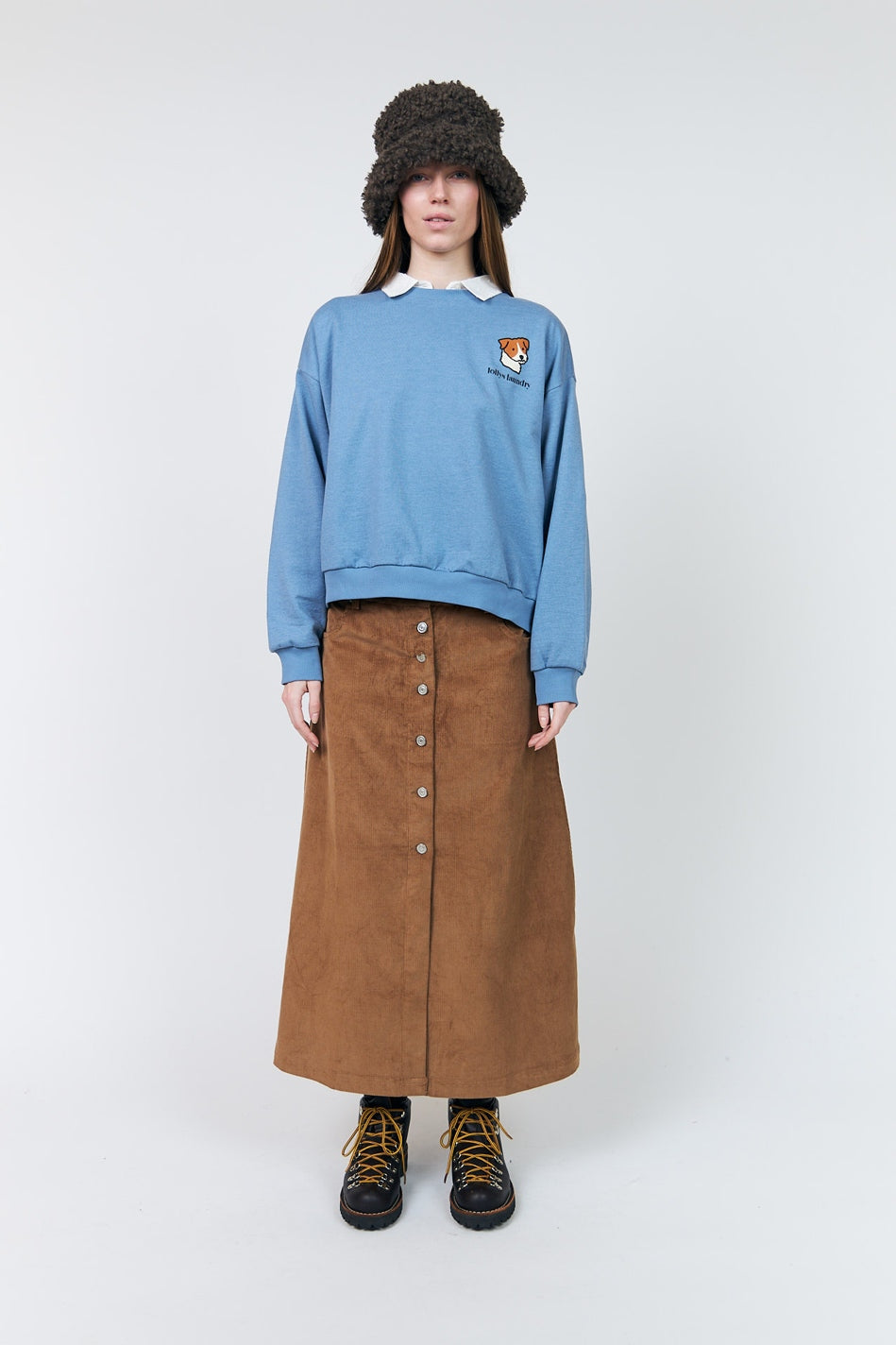 Sydneyll Dog Sweatshirt Ls 24 Blue Melange - 26460-1045