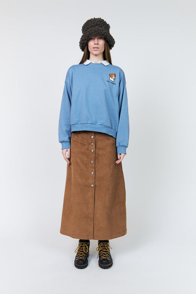 Sydneyll Dog Sweatshirt Ls 24 Blue Melange - 26460-1045 Thumbnail