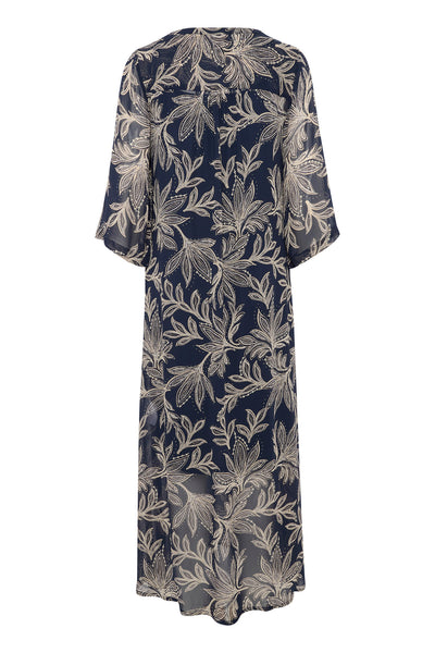 BeritPW DR Dark Navy Delicate Leaf - 30307831 Thumbnail