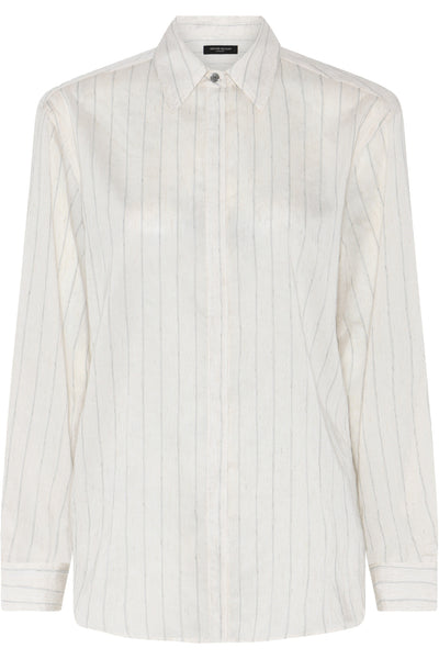 CoccoBBAgatah shirt Snow white with black stripe - BBW5010 Thumbnail