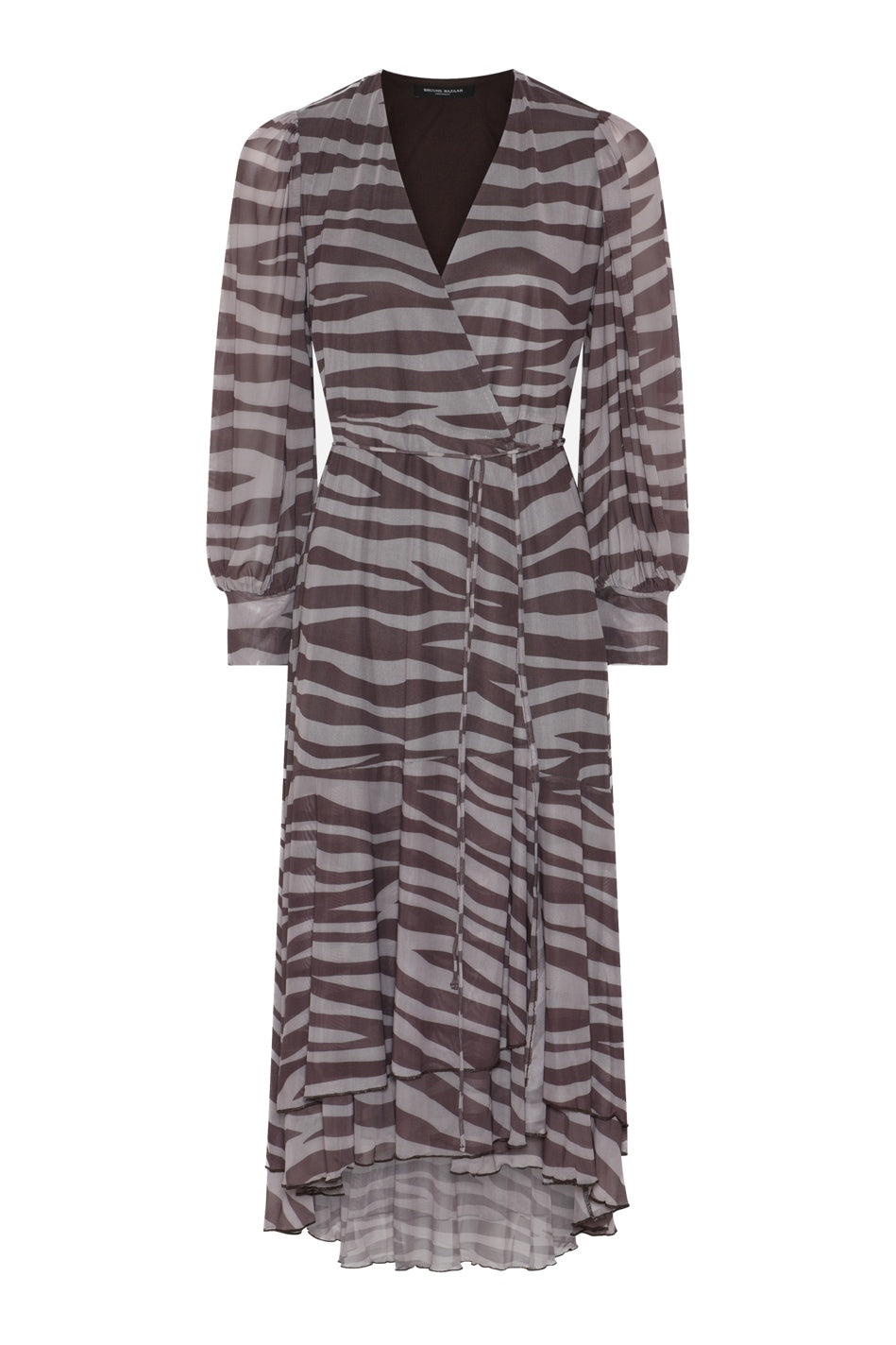 PhloxBBNora dress Brown / beige zebra print - BBW3497