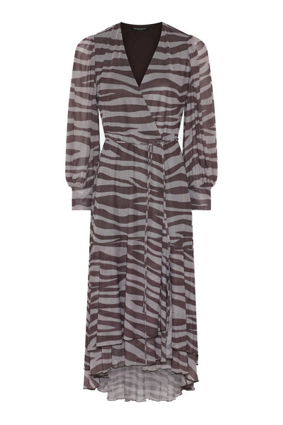 PhloxBBNora dress Brown / beige zebra print - BBW3497 Thumbnail