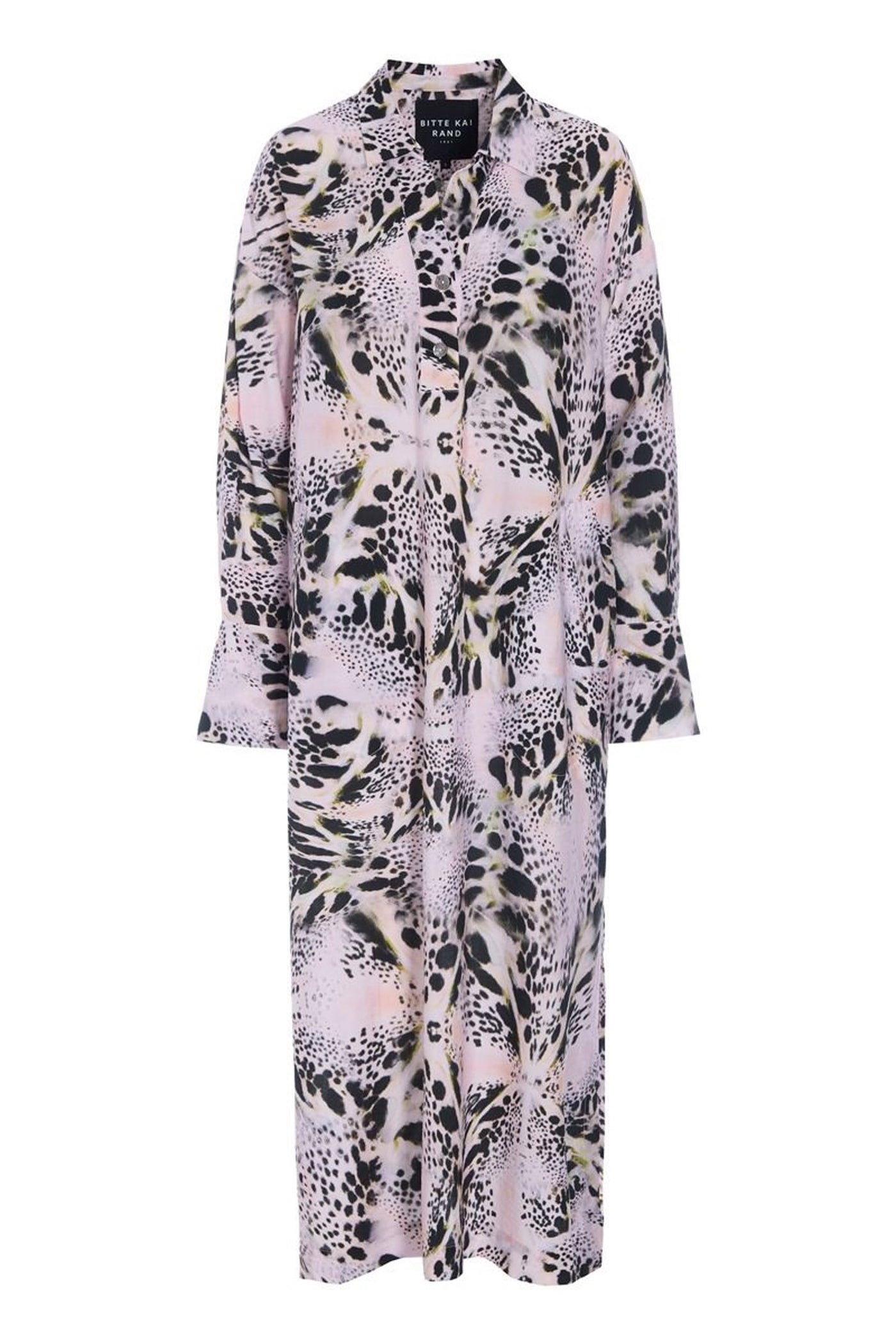 Tsuki kjole med v-hals KALEIDOSCOPE ORCHID - 262-2470-5709