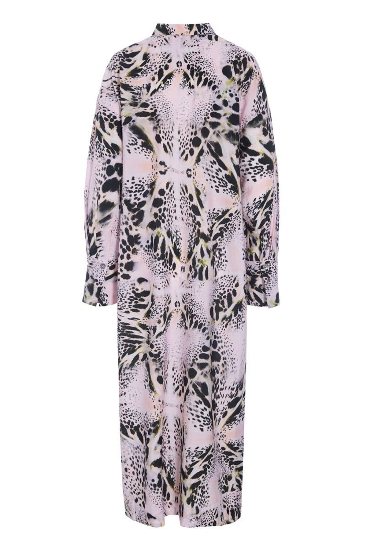 Tsuki kjole med v-hals KALEIDOSCOPE ORCHID - 262-2470-5709