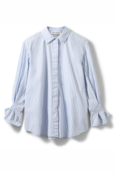 ABBYSW SHIRT 5092 Blue striped - S261581 Thumbnail