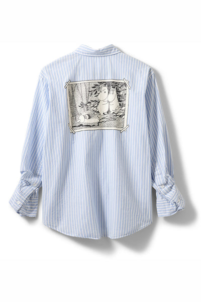 ABBYSW SHIRT 5092 Blue striped - S261581 Thumbnail