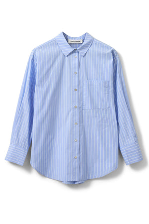 ADALENESW SHIRT 5094 Light Blue striped - SNOS417