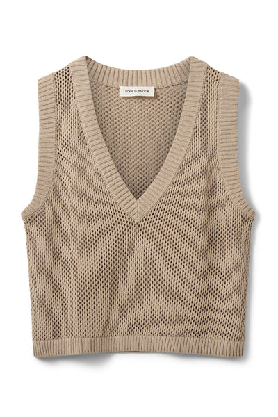AELLESW KNIT VEST 8058 Feather Gray - S262350 Thumbnail