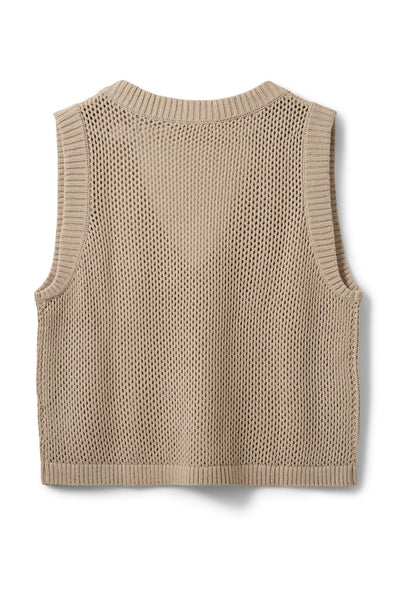AELLESW KNIT VEST 8058 Feather Gray - S262350 Thumbnail