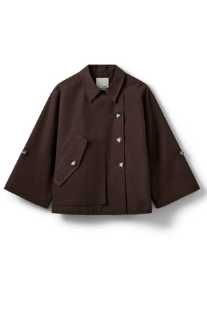 AGATHASW JACKET 7025 Dark brown - SNOS609