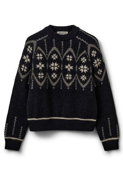 AINASW SWEATER 1004 Black mix - S254390 Thumbnail
