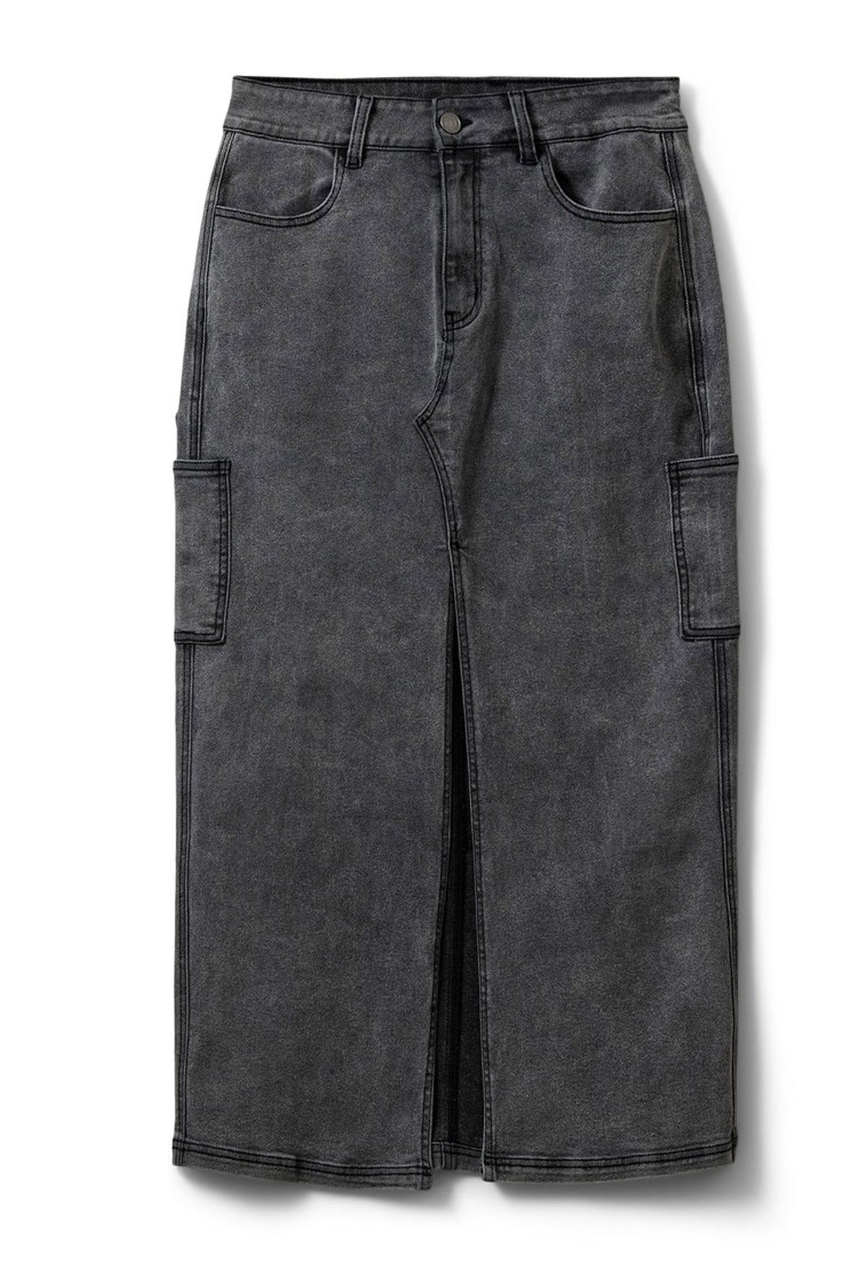 ALAYASW SKIRT 8049 Grey Denim - SNOS511