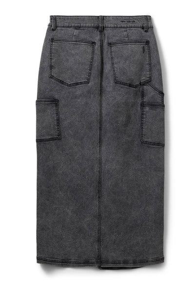 ALAYASW SKIRT 8049 Grey Denim - SNOS511 Thumbnail