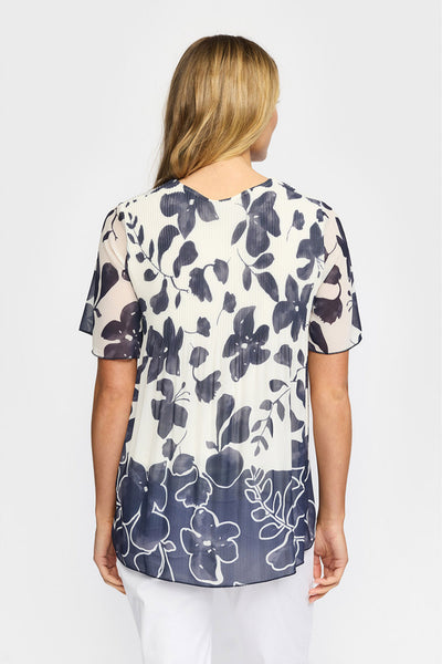 ALBA 2039 NAVY FLOWER - 10214411545 Thumbnail