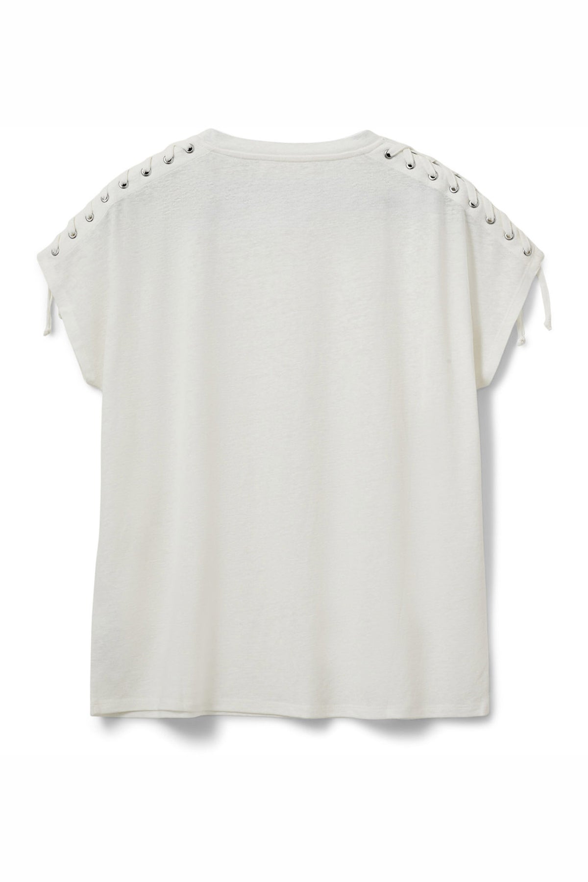 ALEIDSW LINEN MIX T-SHIRT 0101 Off white - S261165