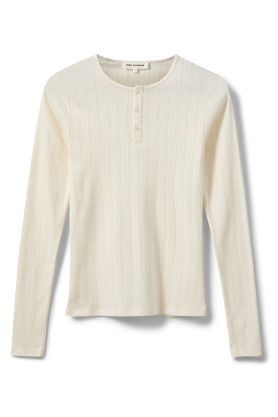 ALICIASW T-SHIRT LONG SLEEVE 0109 Off White - SNOS673 Thumbnail