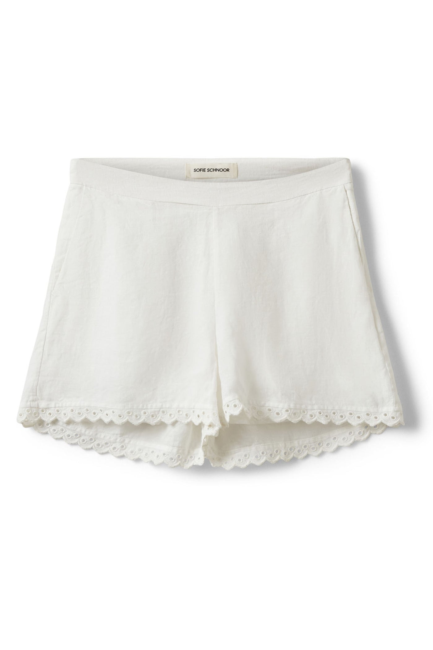 ALIXSW SCALLOP EDGE SHORTS 0159 Cream White - S262231