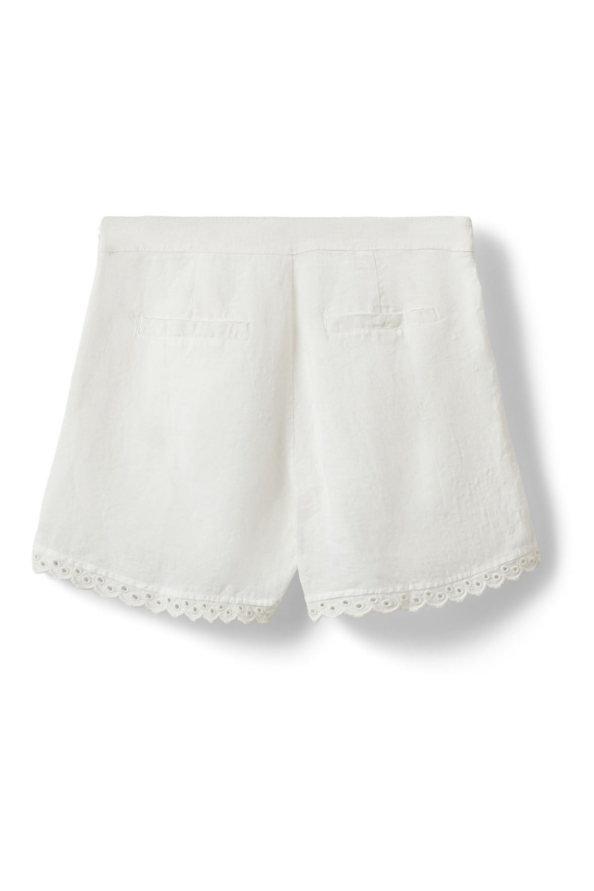ALIXSW SCALLOP EDGE SHORTS 0159 Cream White - S262231