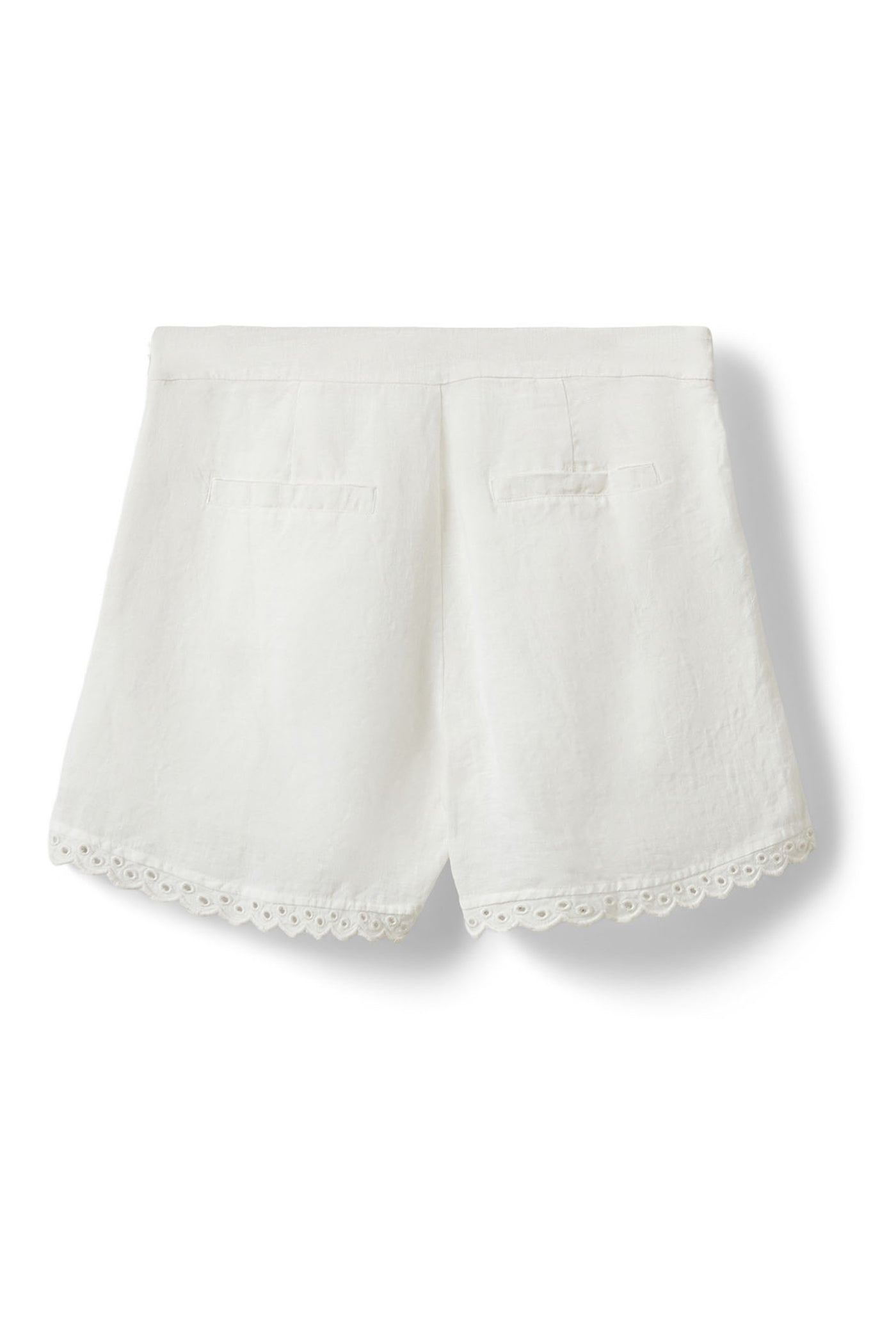 ALIXSW SCALLOP EDGE SHORTS 0159 Cream White - S262231